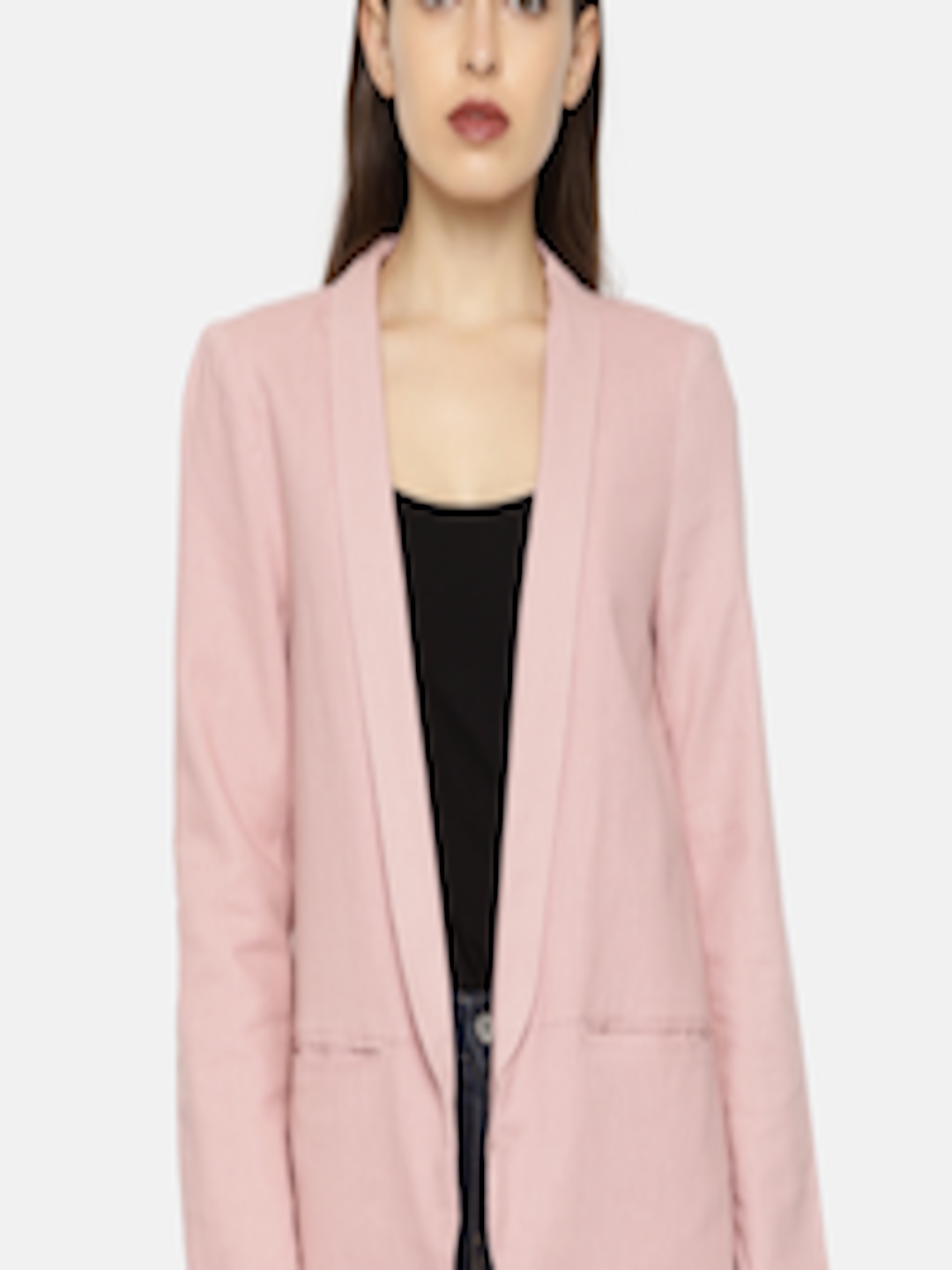Buy Vero Moda Pink Open Front Casual Blazer - Blazers for Women 2491490 ...