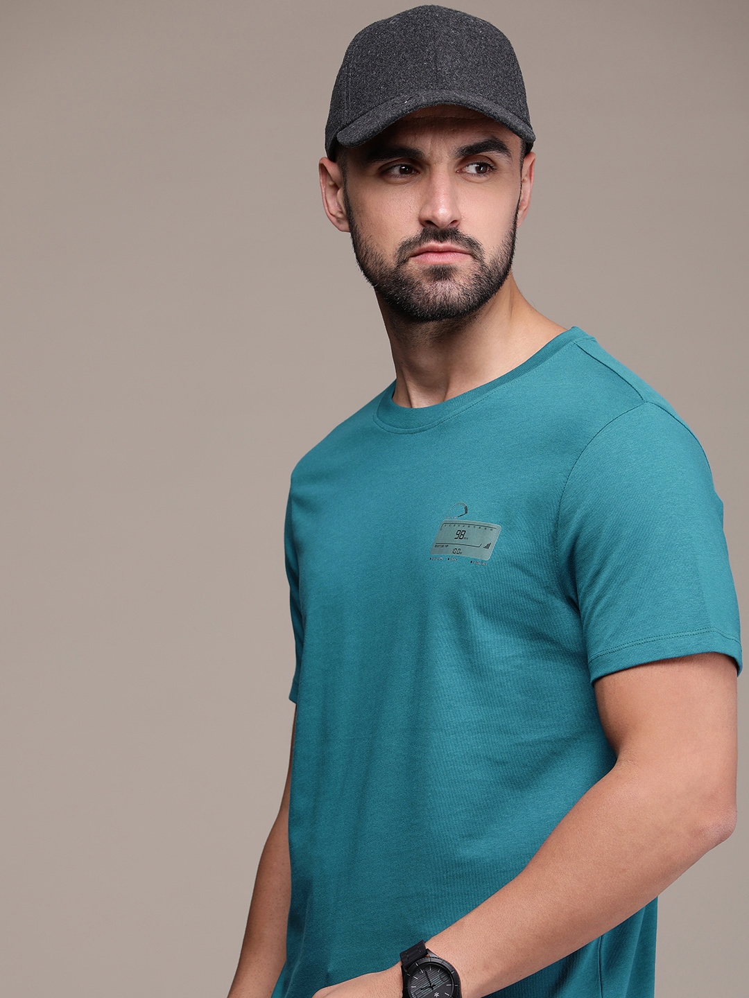 Buy The Roadster Life Co. Round Neck Pure Cotton T Shirt - Tshirts for ...