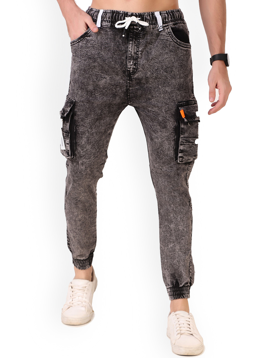 Buy PLUS 91 Men Smart Fit Denim Joggers - Trousers for Men 24929820 ...