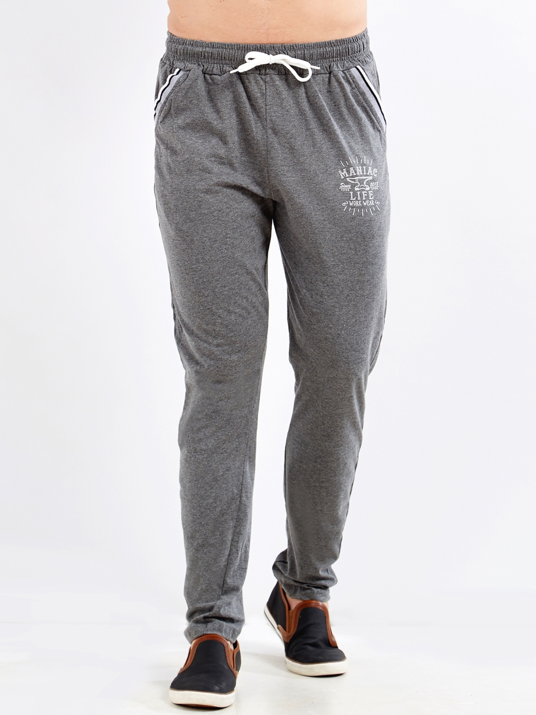 mens printed track pants