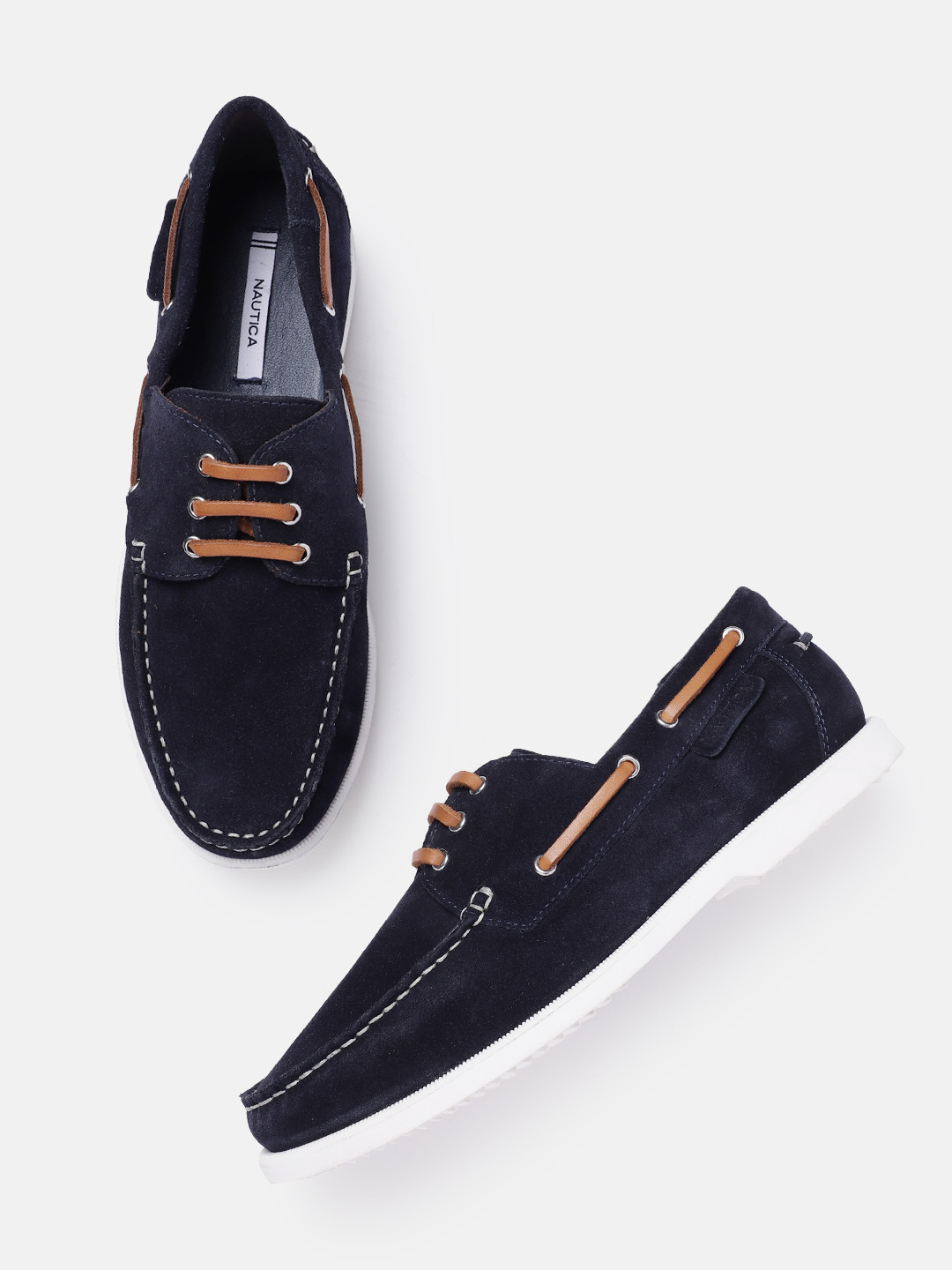 Nautica Loafers Nautica Men's Boat Shoe Loafers - Comfort Walking Moccasin  Sneakers Lace-Up Men's Boat Shoes, image size:1080x1440