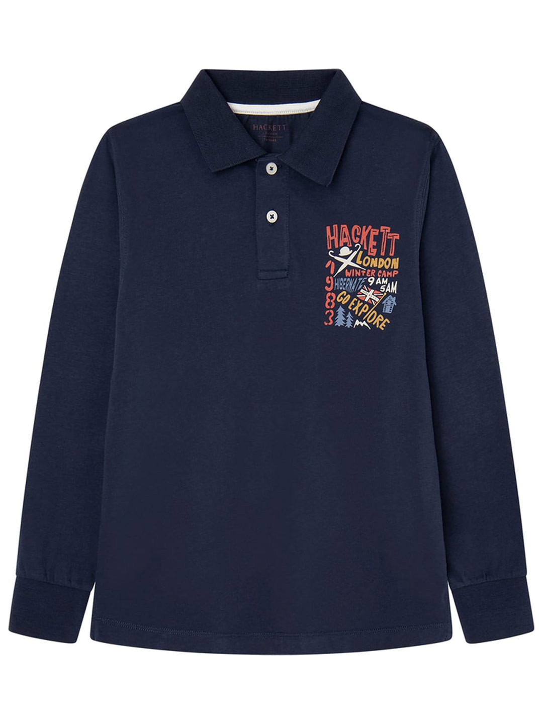 T-shirt Grafica Bambini Hackett London Am Hackett London T-shirt Da Bambino Con Logo Piccolo, Giallo (giallo Tenue), 9 Anni T-shirt Cotone
