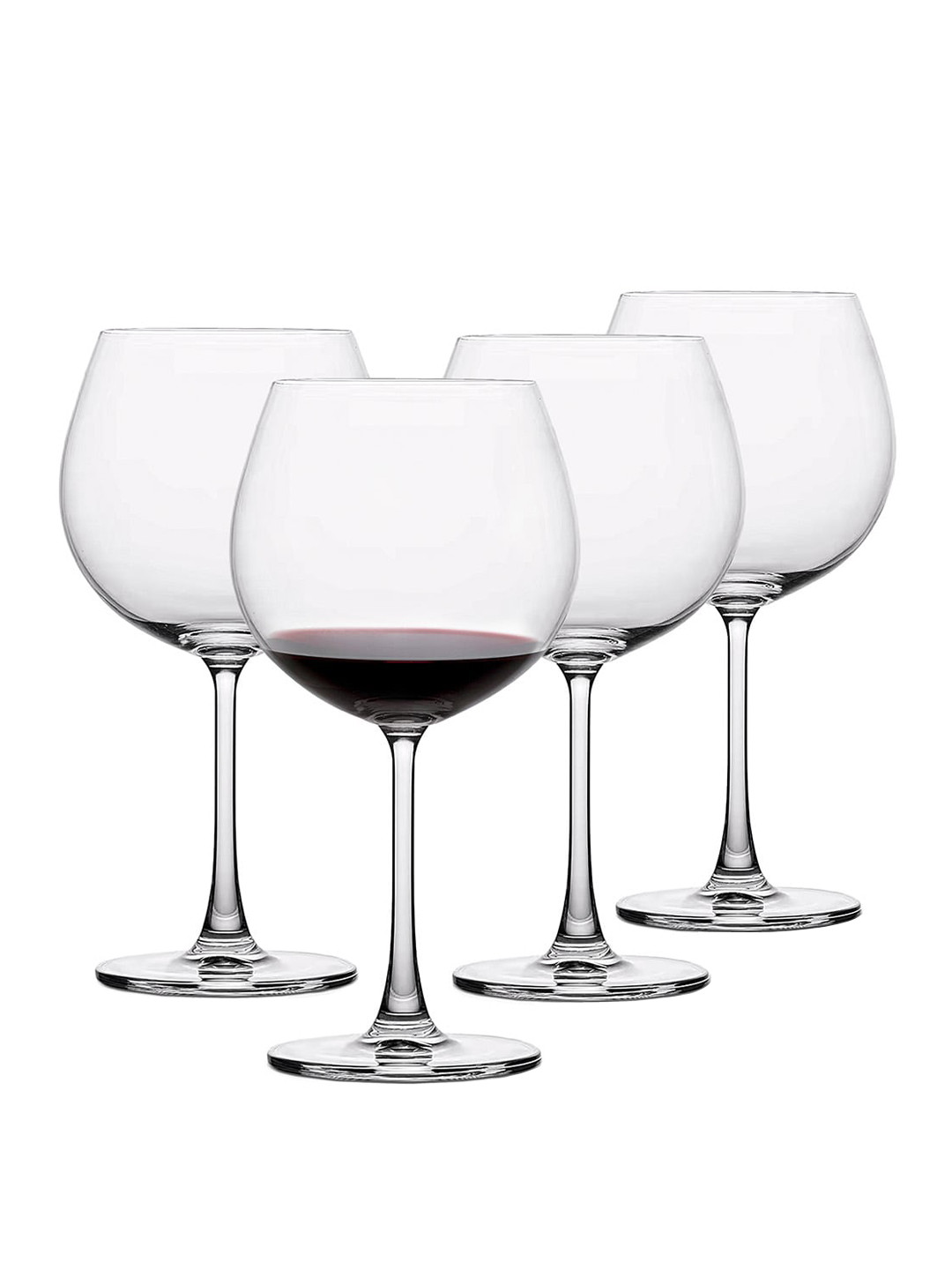 Buy Anko 4 Pcs Transparent Wine Glasses 620 ML Each Bar Glass for