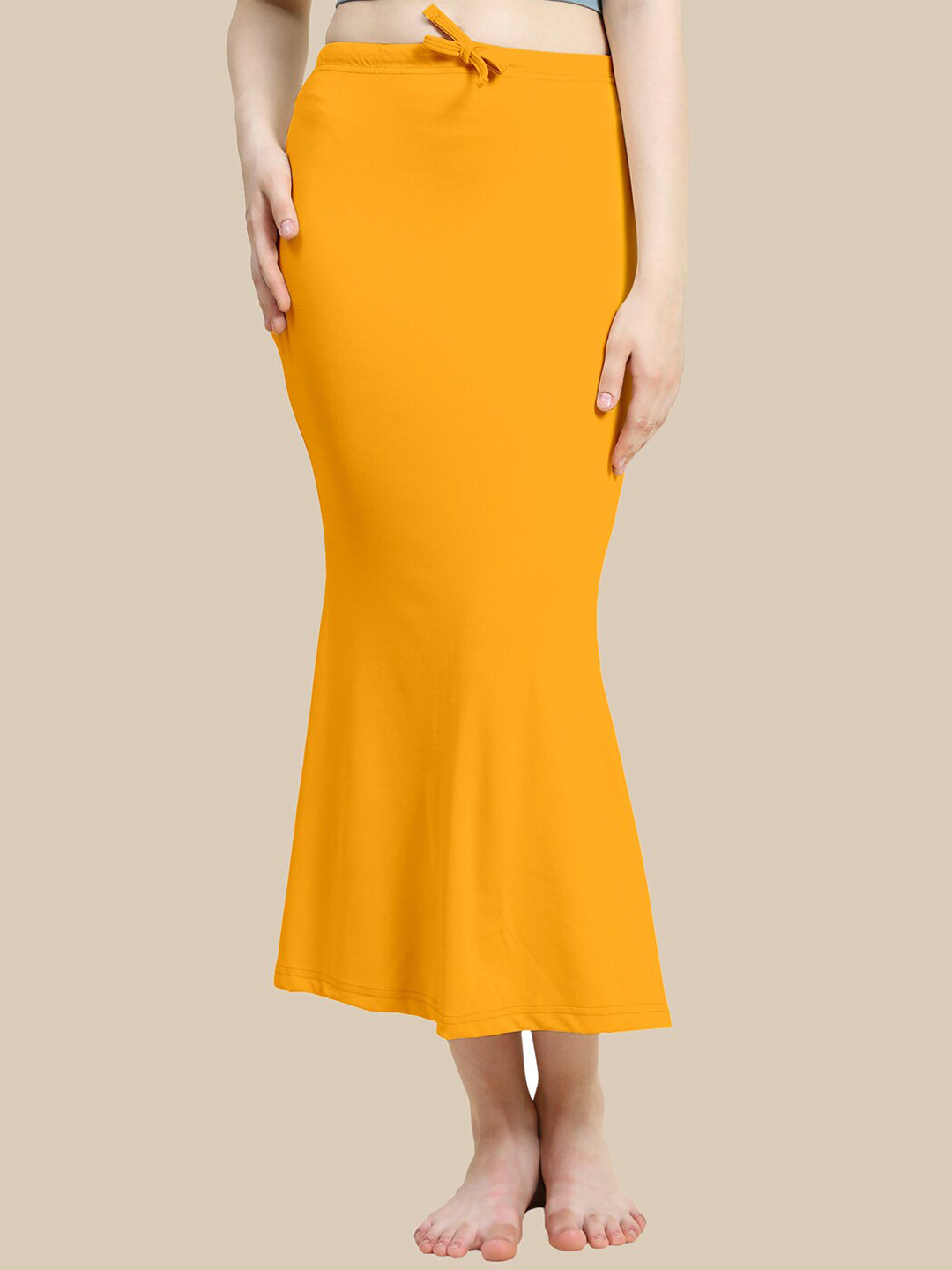 Jaanvi Fashion Women's Cotton Blend Fishcut Saree Shapewear,Petticoat,Skirt, Comfortwear(Side Slit) (XL, Salmon Pink) Price In UAE | Amazon UAE - Foto 3