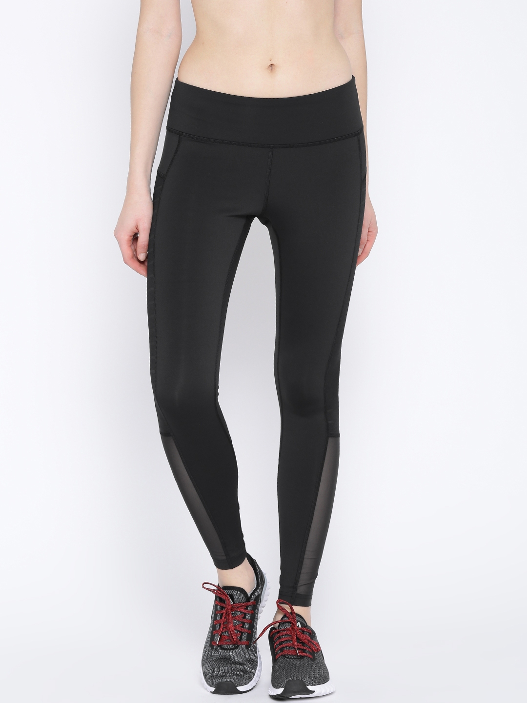 reebok mesh tights