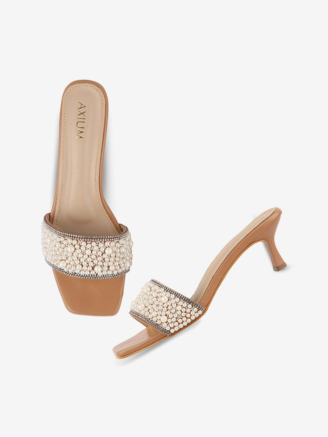 embellished kitten heels