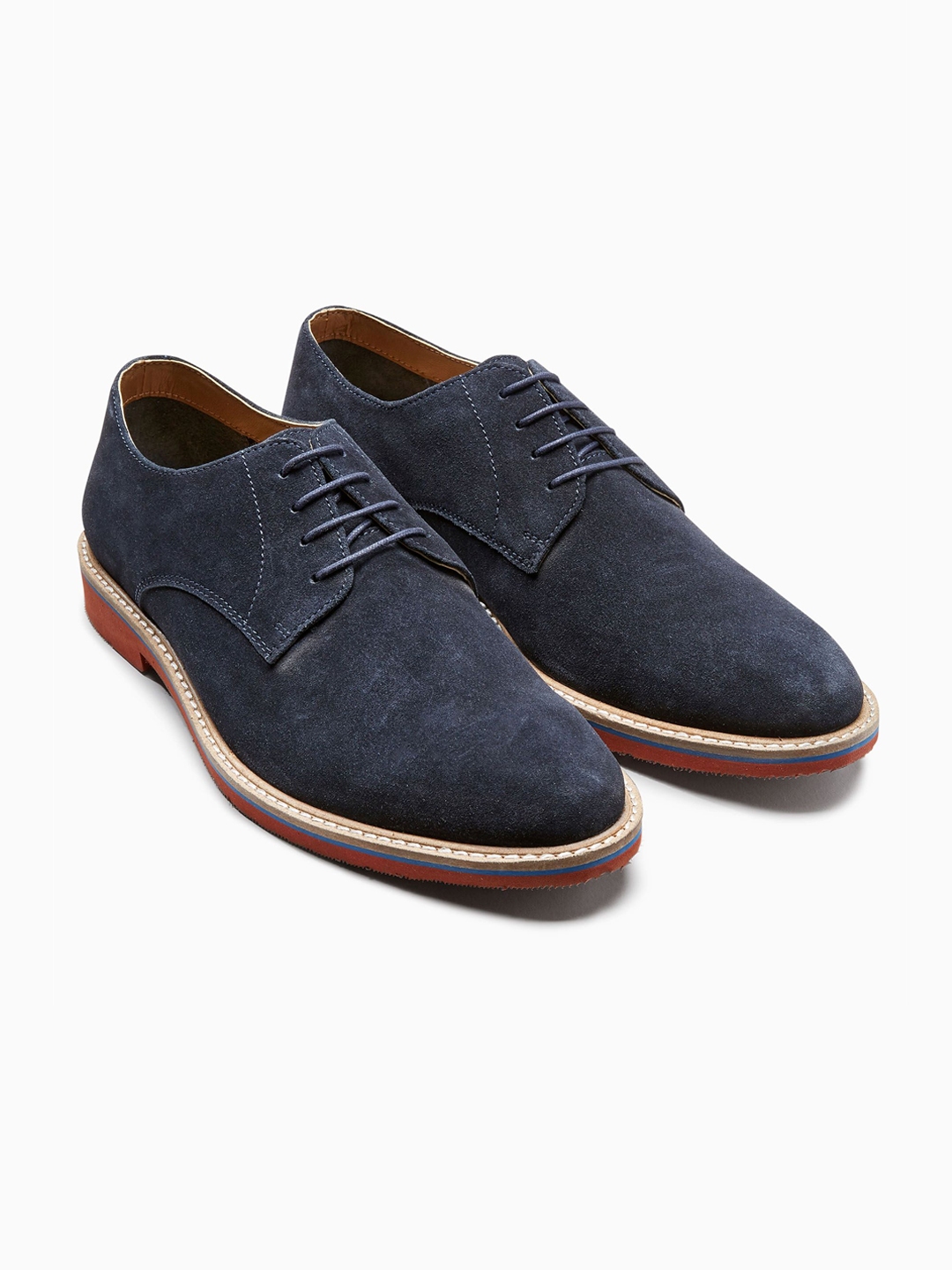 Buy Next Men Grey Suede Derbys - Casual Shoes for Men 2500067 | Myntra