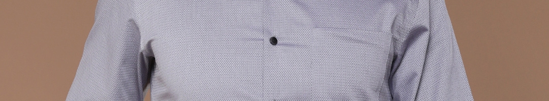 Buy Louis Philippe Men Grey Slim Fit Self Design Formal Shirt - Shirts for Men 2501981 | Myntra