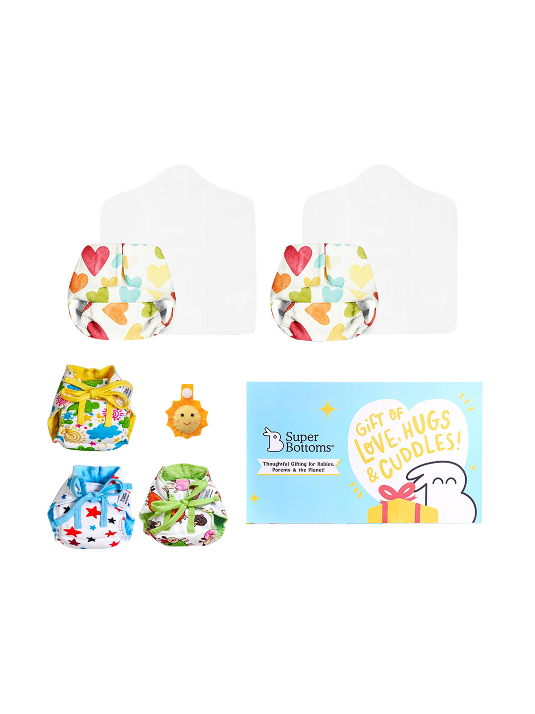 Buy SuperBottoms Newborn Baby Diaper Gift Set Diapers for Unisex Kids