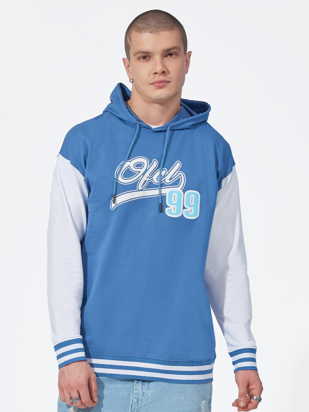 Maniac typographic print hooded sweatshirt clearance