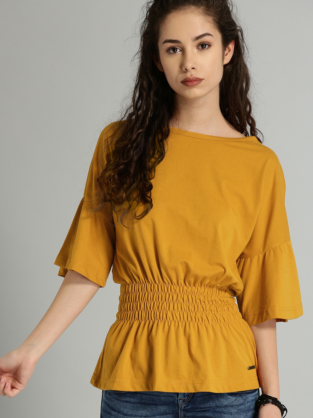 mustard yellow womens clothes
