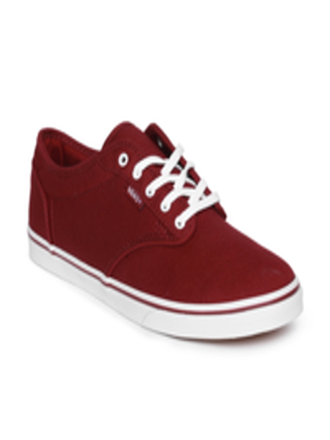 Buy Vans Women Red Sneakers - Casual Shoes for Women 2505680 | Myntra Red Vans Shoes For Girls