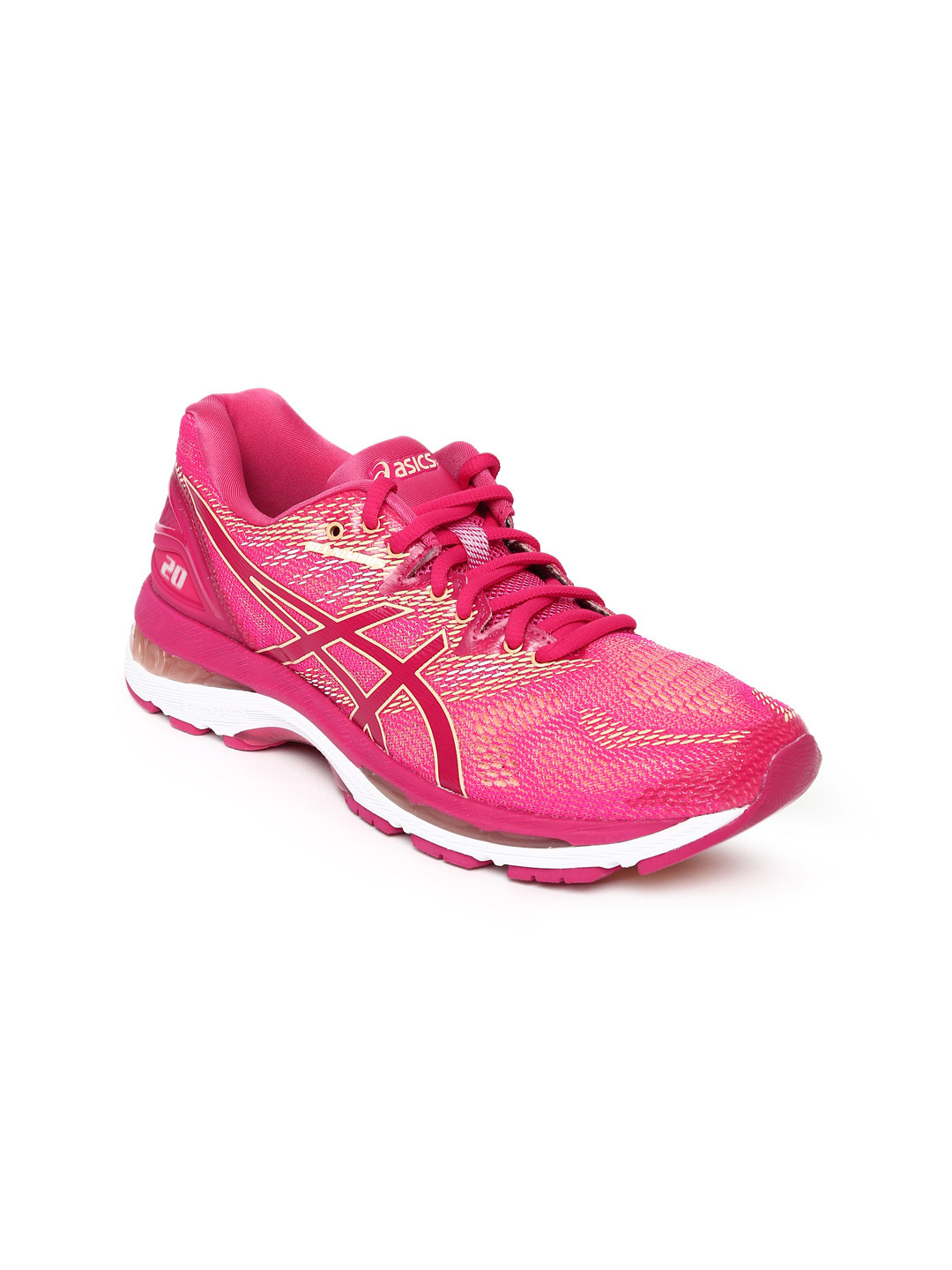 Buy ASICS Women Pink GEL NIMBUS 20 Running Shoes Sports