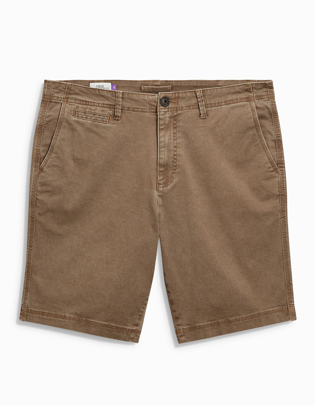 Buy Next Men Khaki Solid Loose Fit Chino Shorts Shorts for Men