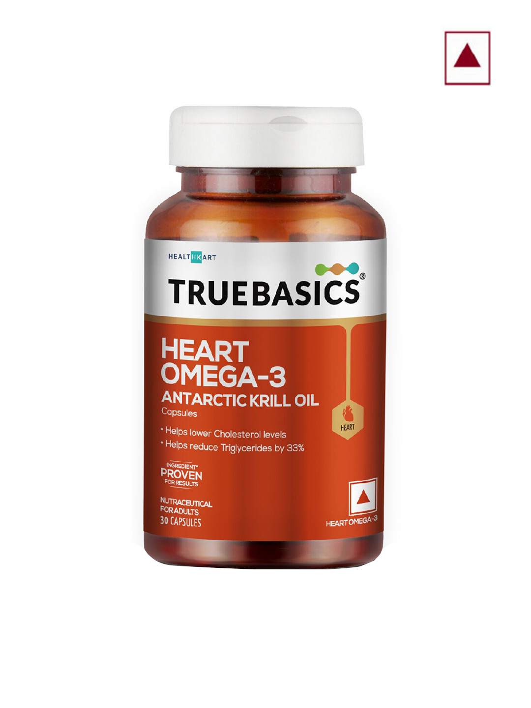 Buy TrueBasics Heart Omega 3 Antarctic Krill Oil For Healthy Heart 30