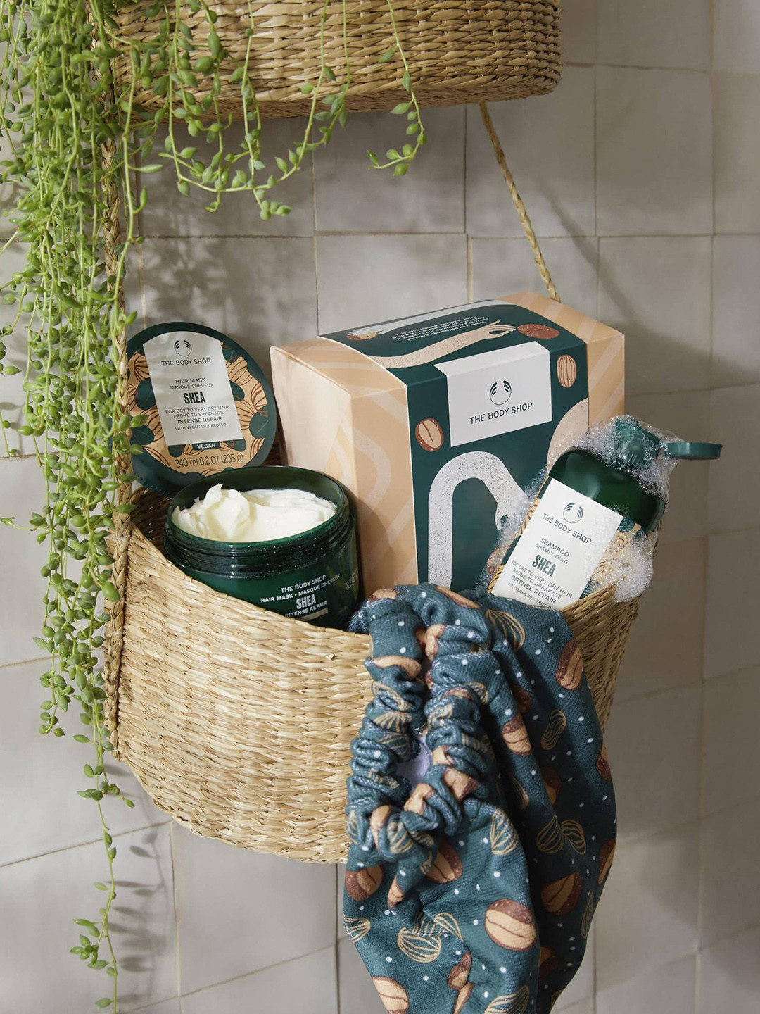 Buy THE BODY SHOP Shea Haircare Gift Set - Bath And Body Gift Set for ...