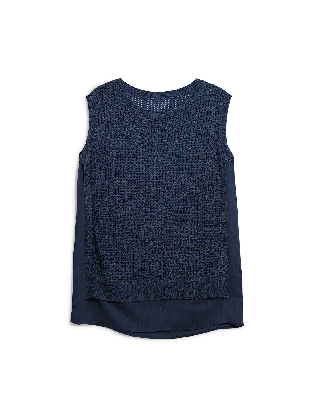 Buy NEXT Women Navy Blue Self Design Blouson Top Tops for Women