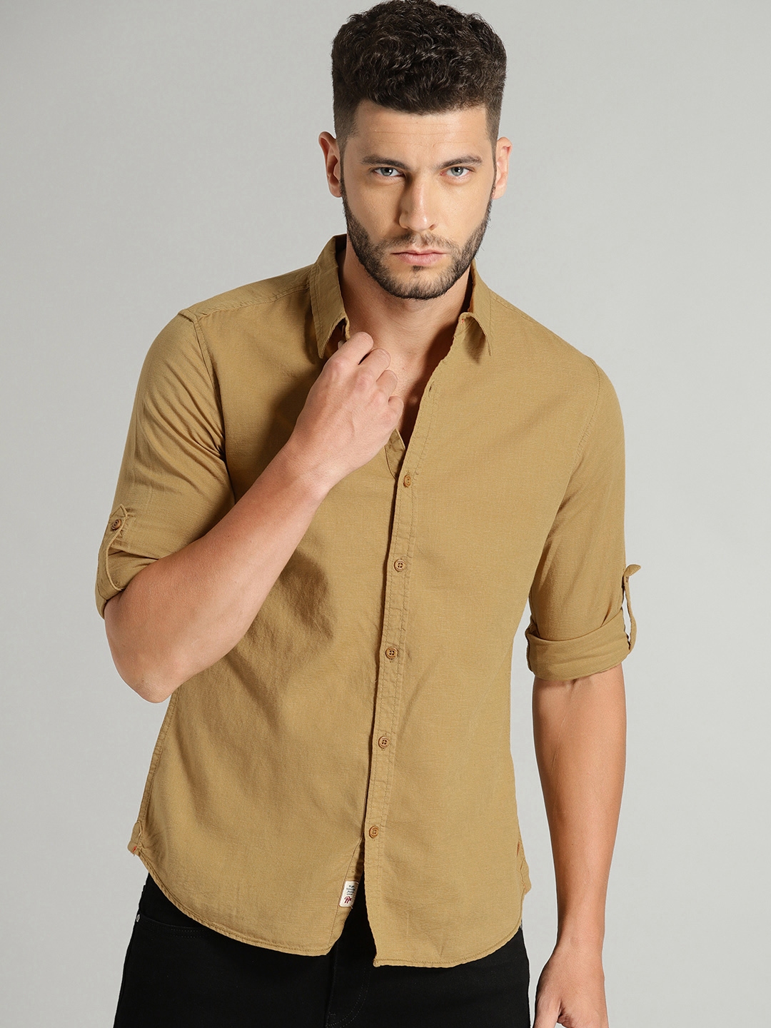 roadster khaki shirt