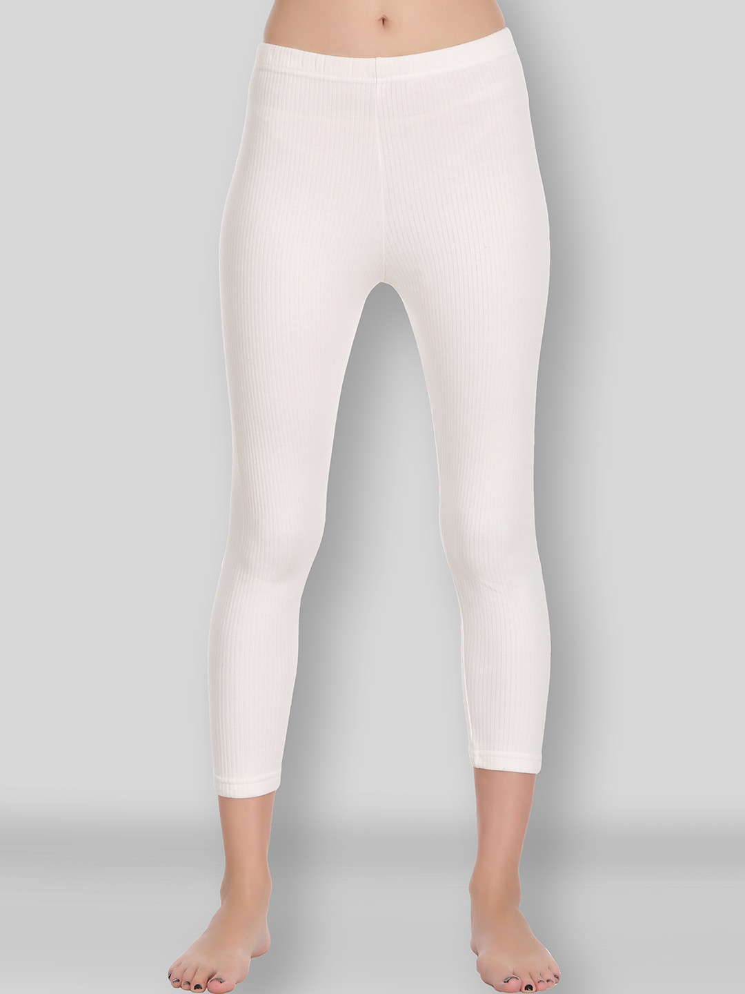 Buy SELFCARE Women Ribbed Thermal Bottom Thermal Bottoms for Women