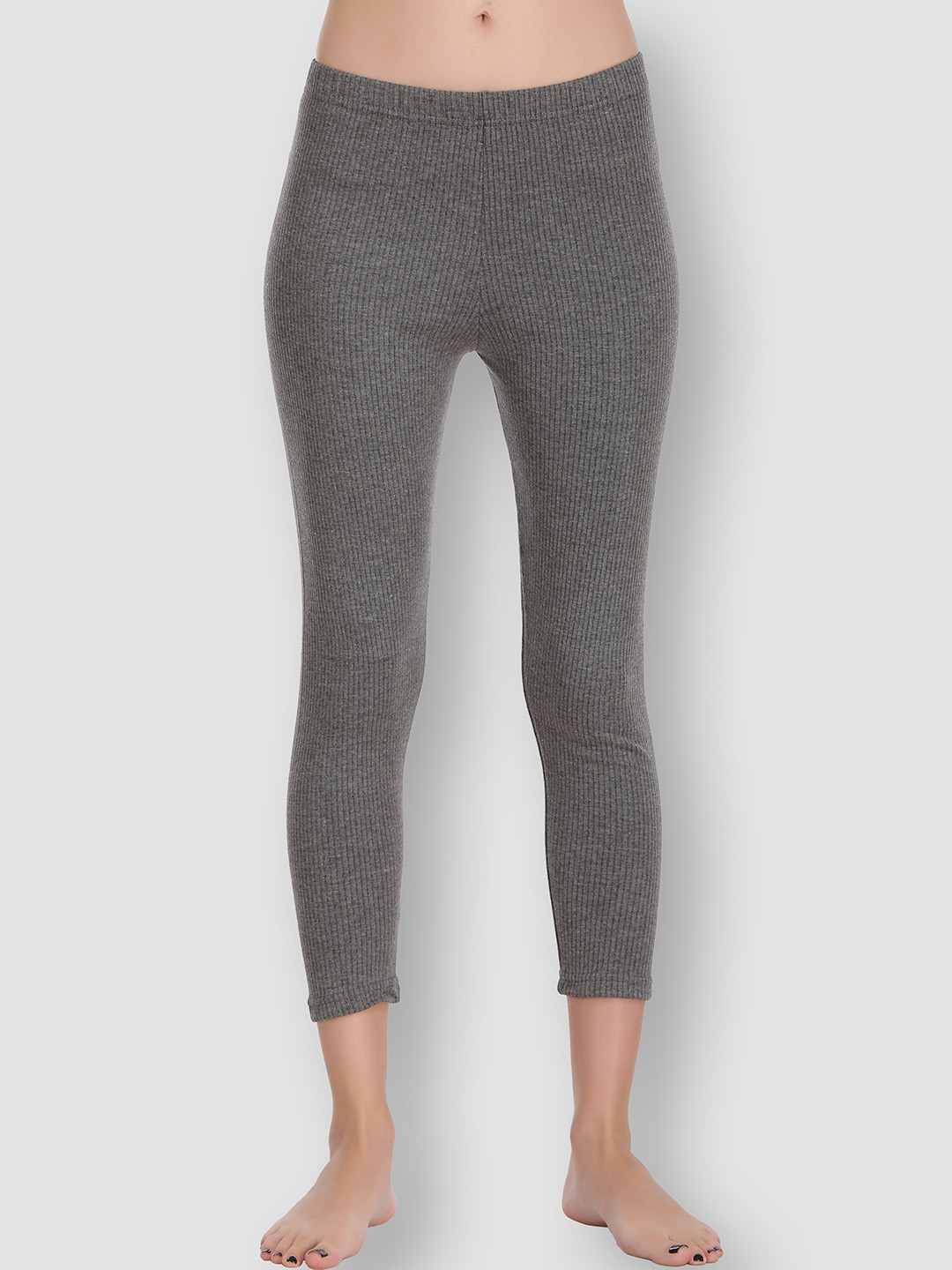 Buy SELFCARE Women Ribbed Thermal Bottom Thermal Bottoms for Women