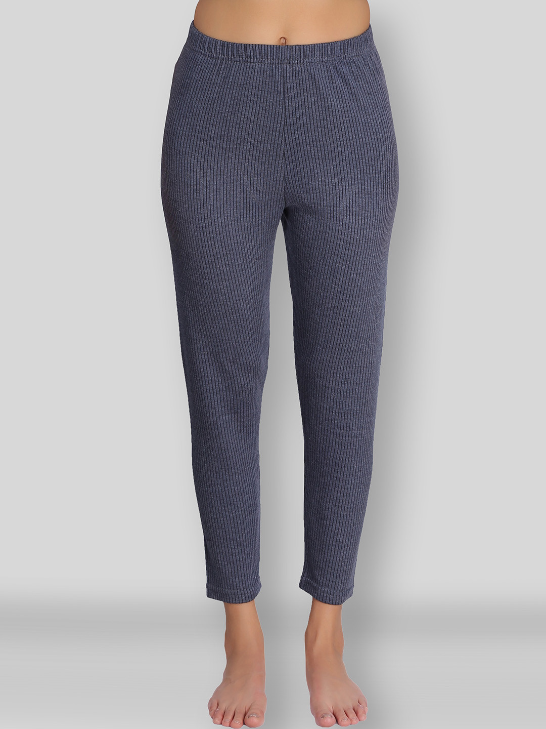 Buy SELFCARE Women Ribbed Thermal Bottom Thermal Bottoms for Women