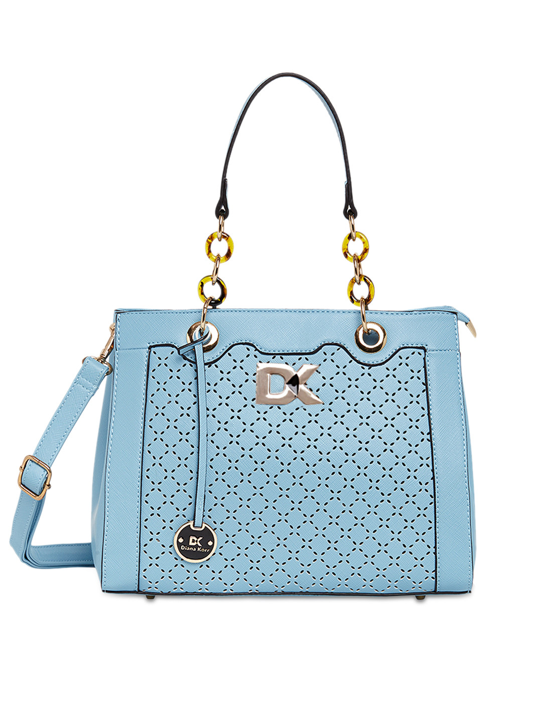 Buy Diana Korr Blue Solid Handheld Bag Handbags for Women 2510257