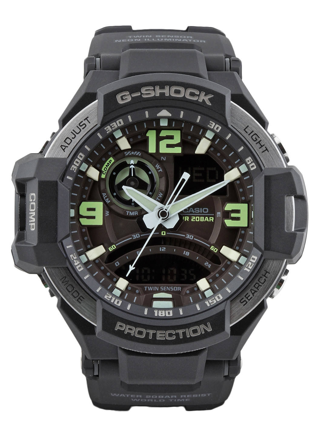 Buy Casio G Shock Men Black Analogue Digital Watches (G436) GA 1000 ...