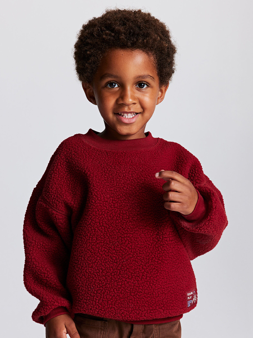 Buy H&M Boys Oversized Teddy Sweatshirt Sweatshirts for Boys 25154452
