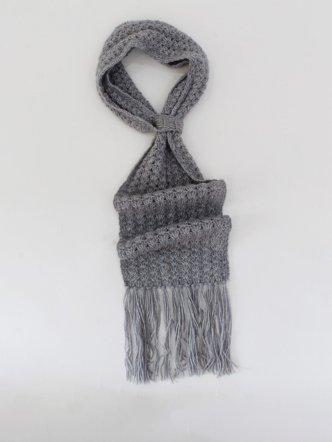 Buy Velvery Self Design Crochet Muffler Mufflers for Women 25165306