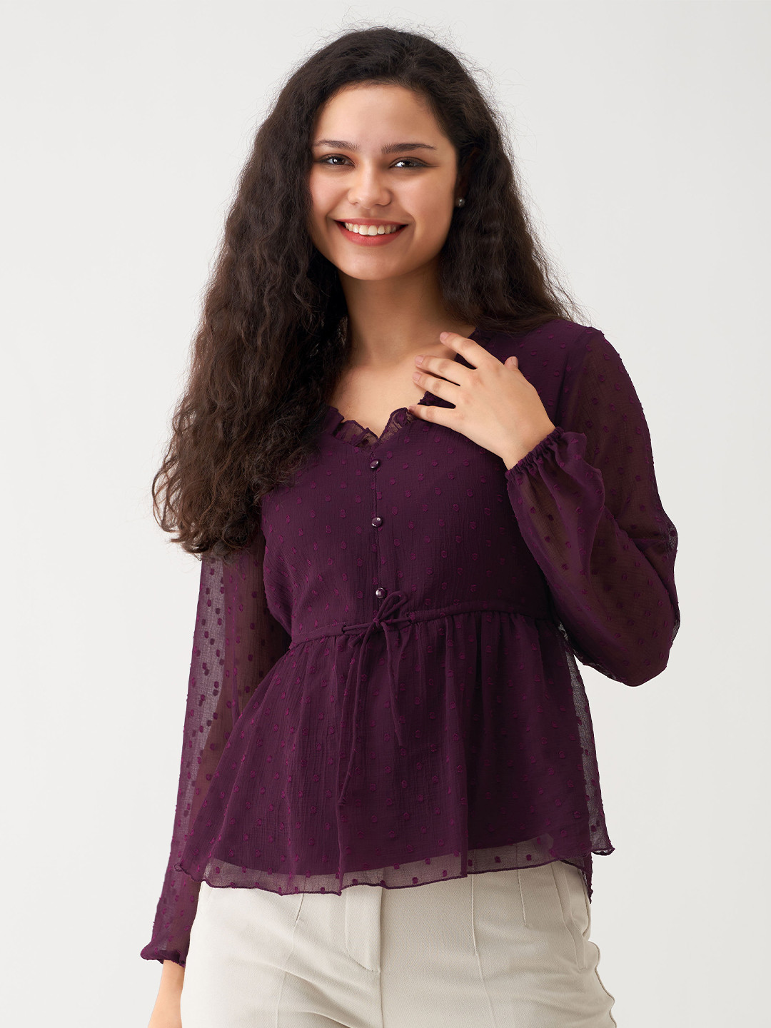 Casual Collared Sleeveless Cinched Waist Top