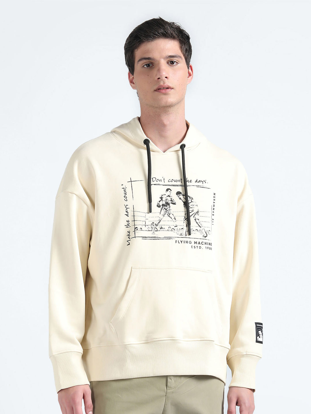 Flying machine orange sweatshirt Clearance