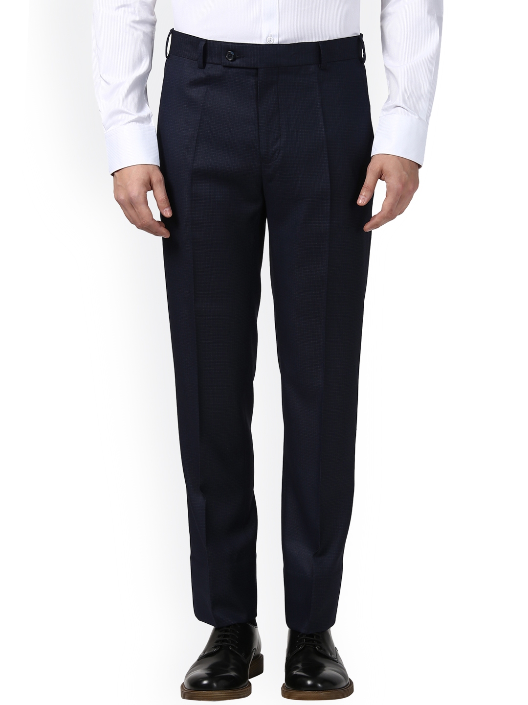 blue formal trousers