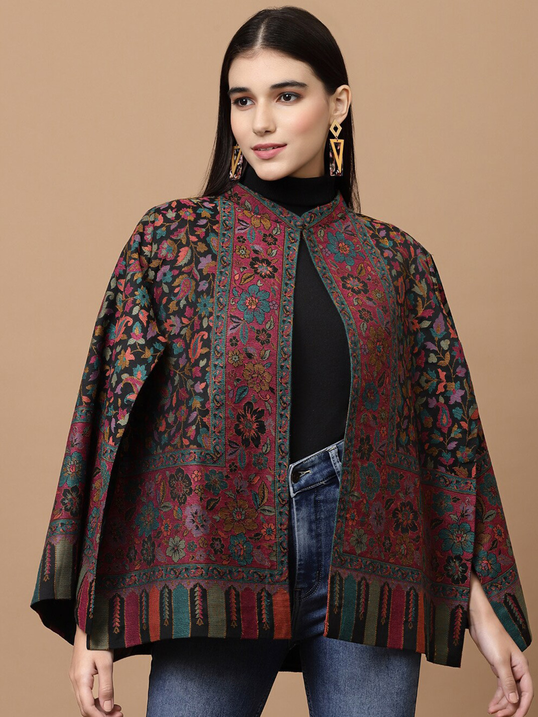 Weavers Villa Women's Pashmina Wool Kani Weave Shawls, Wraps, Black, 100cm X 200cm : Buy Online at Best Price in KSA - Souq is now Weavers Villa Women's Pashmina Wool Kani Weave Shawls, Wraps, Black, 100cm X 200cm : Buy Online at Best Price in KSA - Souq is now