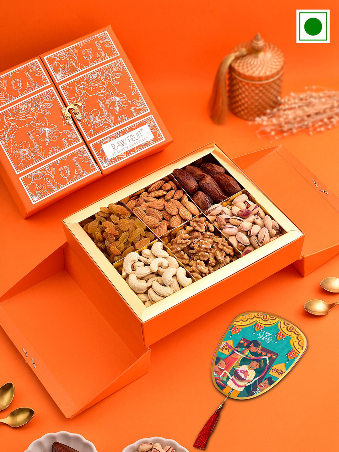 Buy RawFruit Diwali Dry Fruits Gift Box Assorted Gifts for Unisex