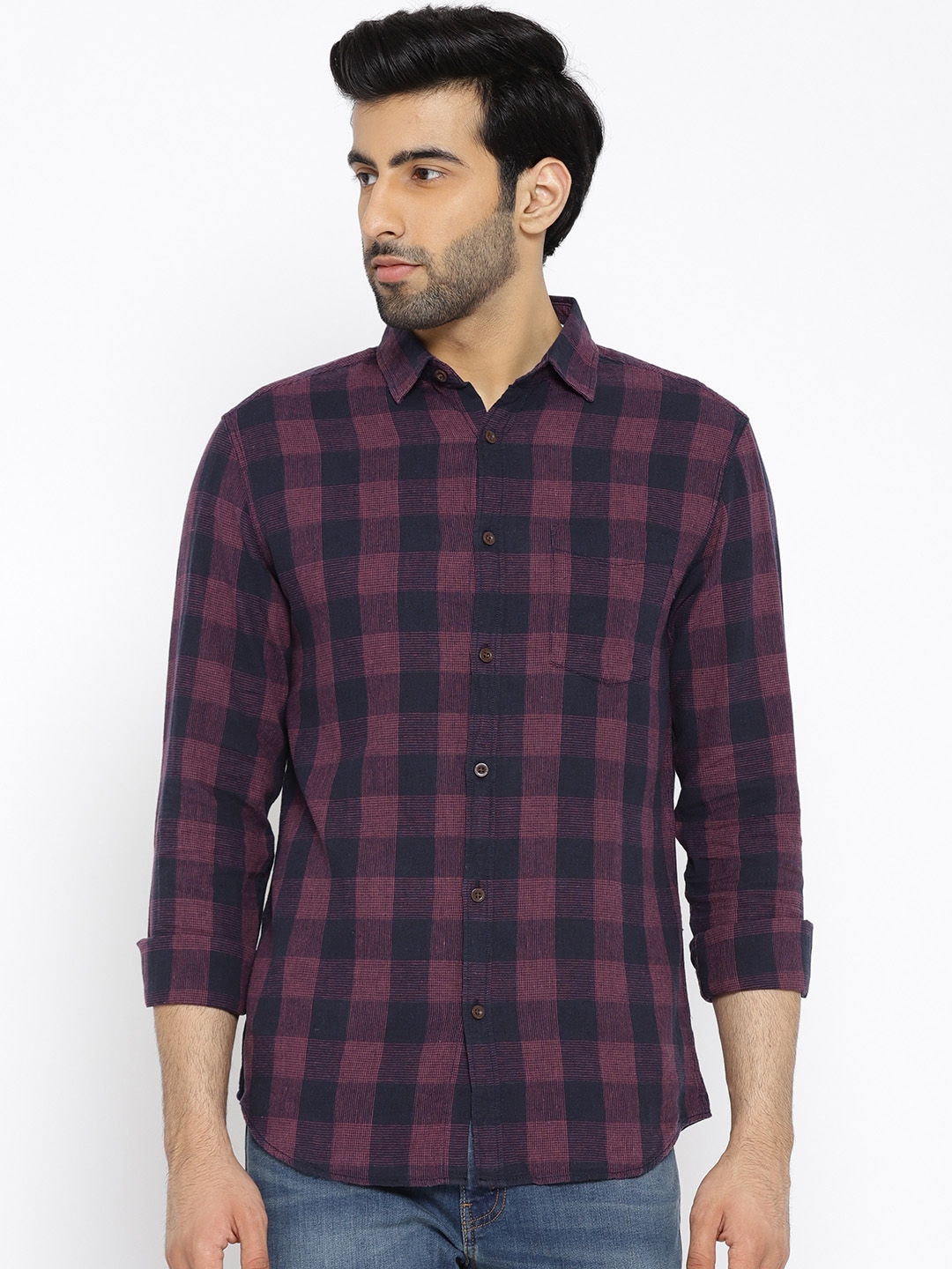 jack and jones checked shirt