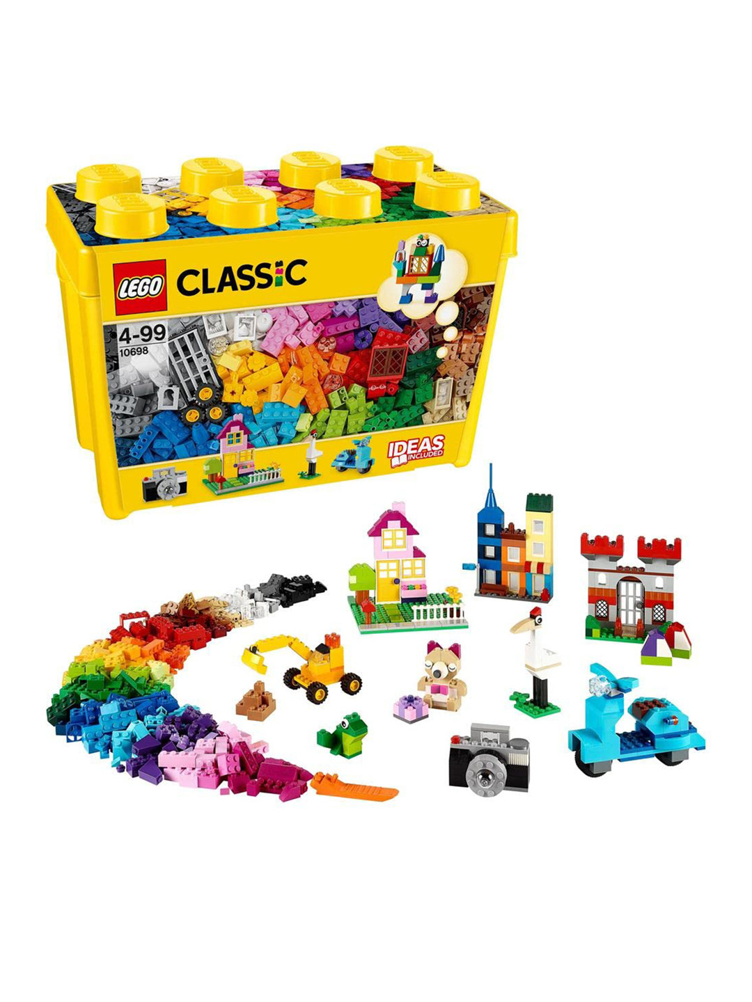 Buy LEGO Kids 790 Pcs Large Creative Brick Box Building Toy Set Construction Toys for Unisex