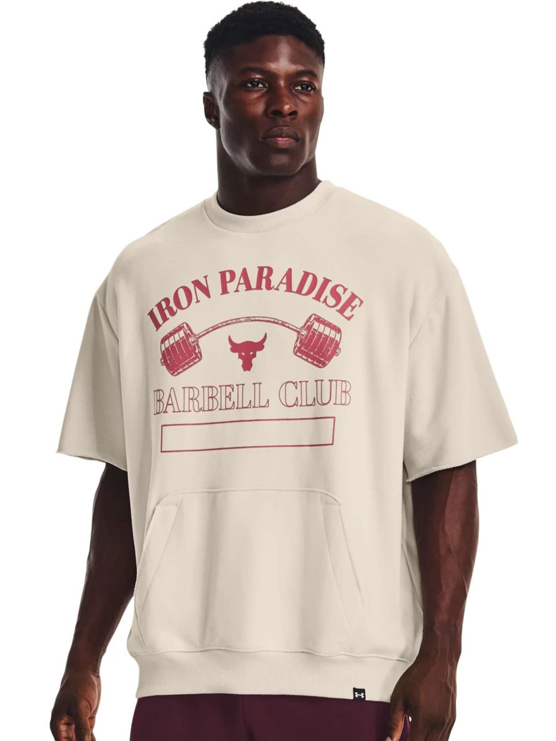 Buy UNDER ARMOUR Project HM Gym Heavy Weight Crew Neck Printed Relaxed