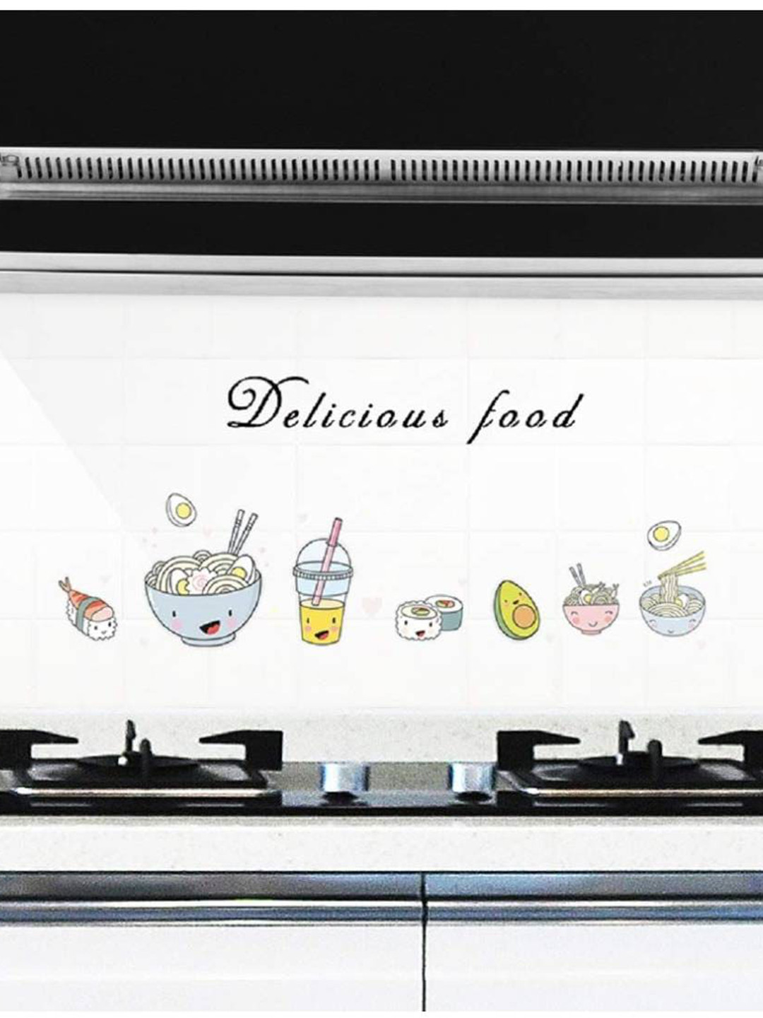 Buy Jaamso Royals Blue & Yellow Kitchen Tile Printed Self Adhesive Wall