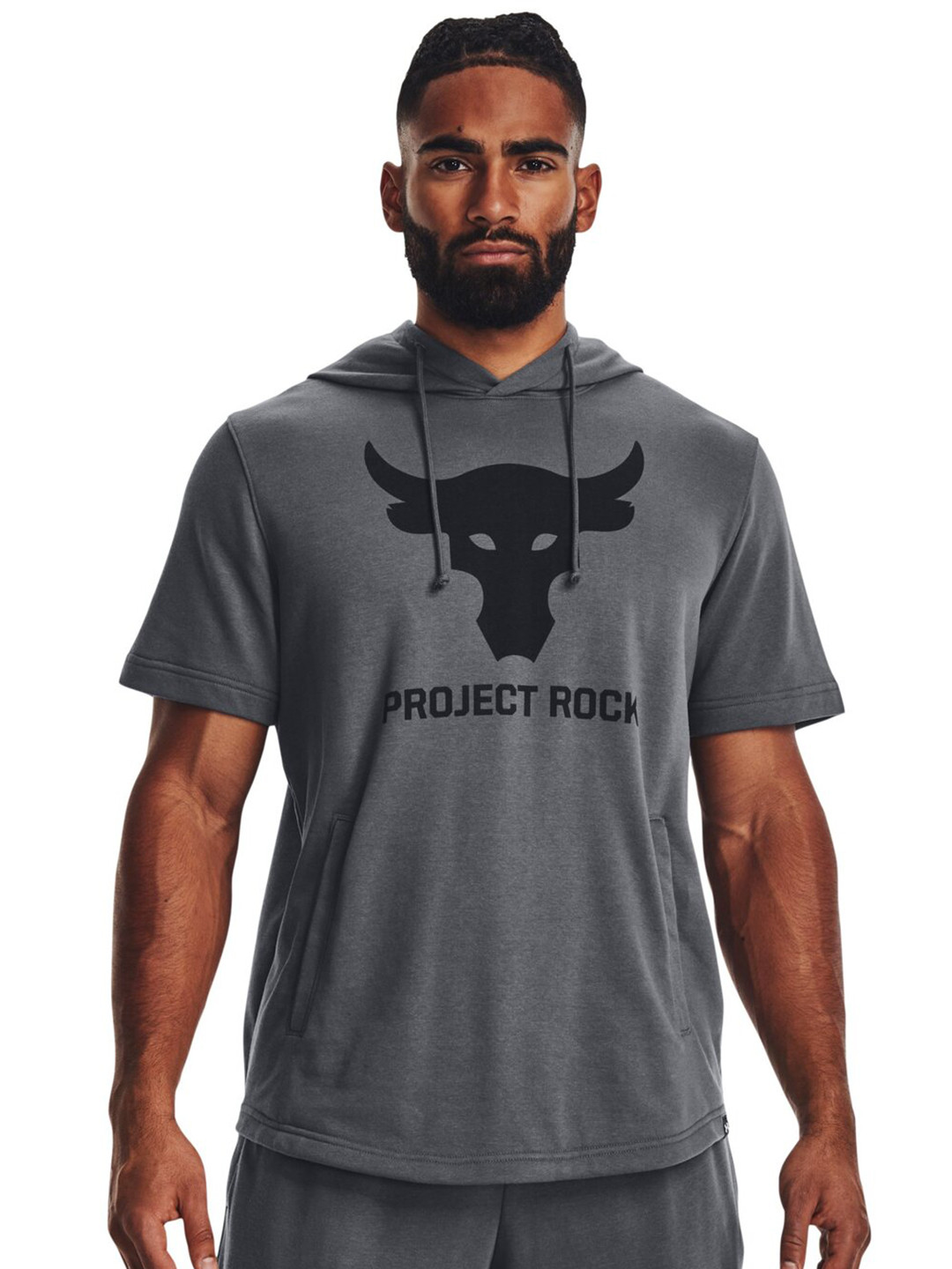 Buy UNDER ARMOUR Men Printed Short Sleeves Hoodie - Sweatshirts for Men ...