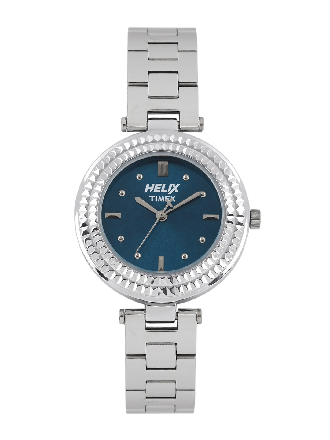 Buy Helix Women Turquoise Blue Printed Analogue Watch TW033HL04