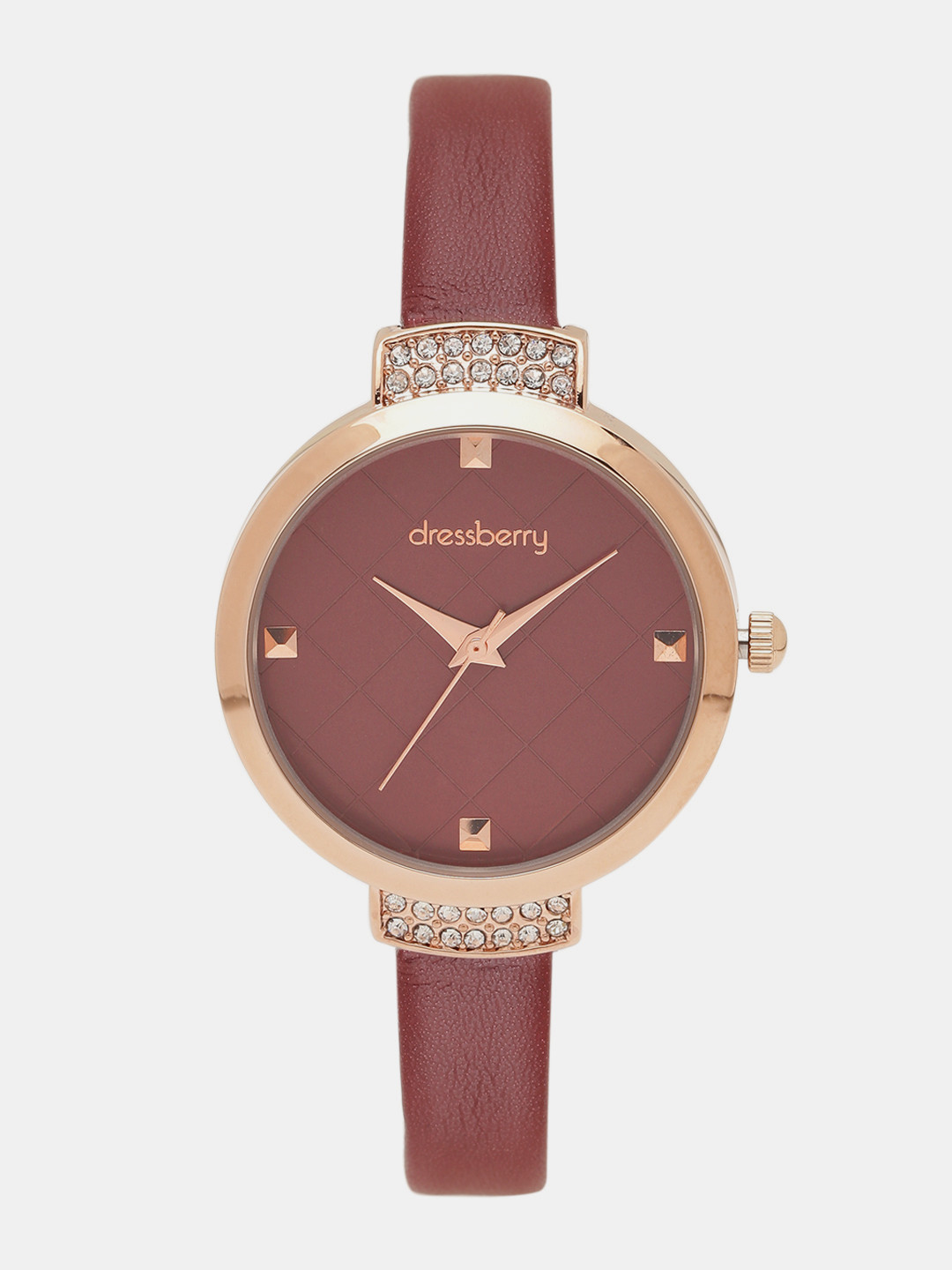 Buy DressBerry Women Maroon Analogue Watch DB I3 Watches for Women 2527482 Myntra