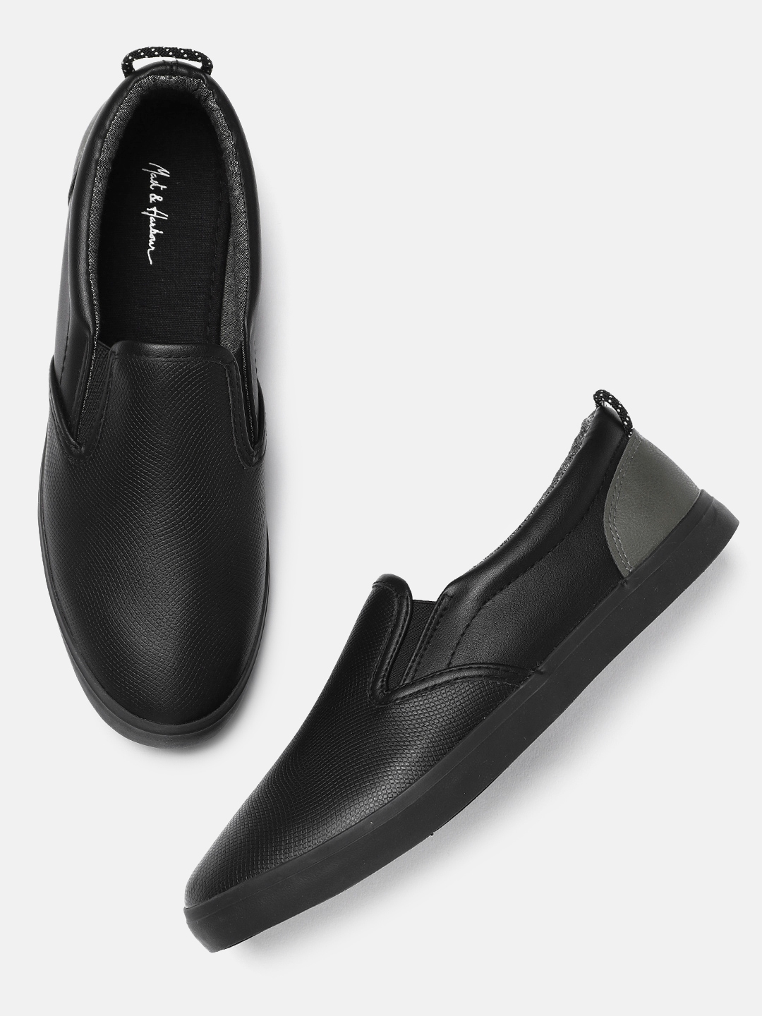 mast and harbour black sneakers