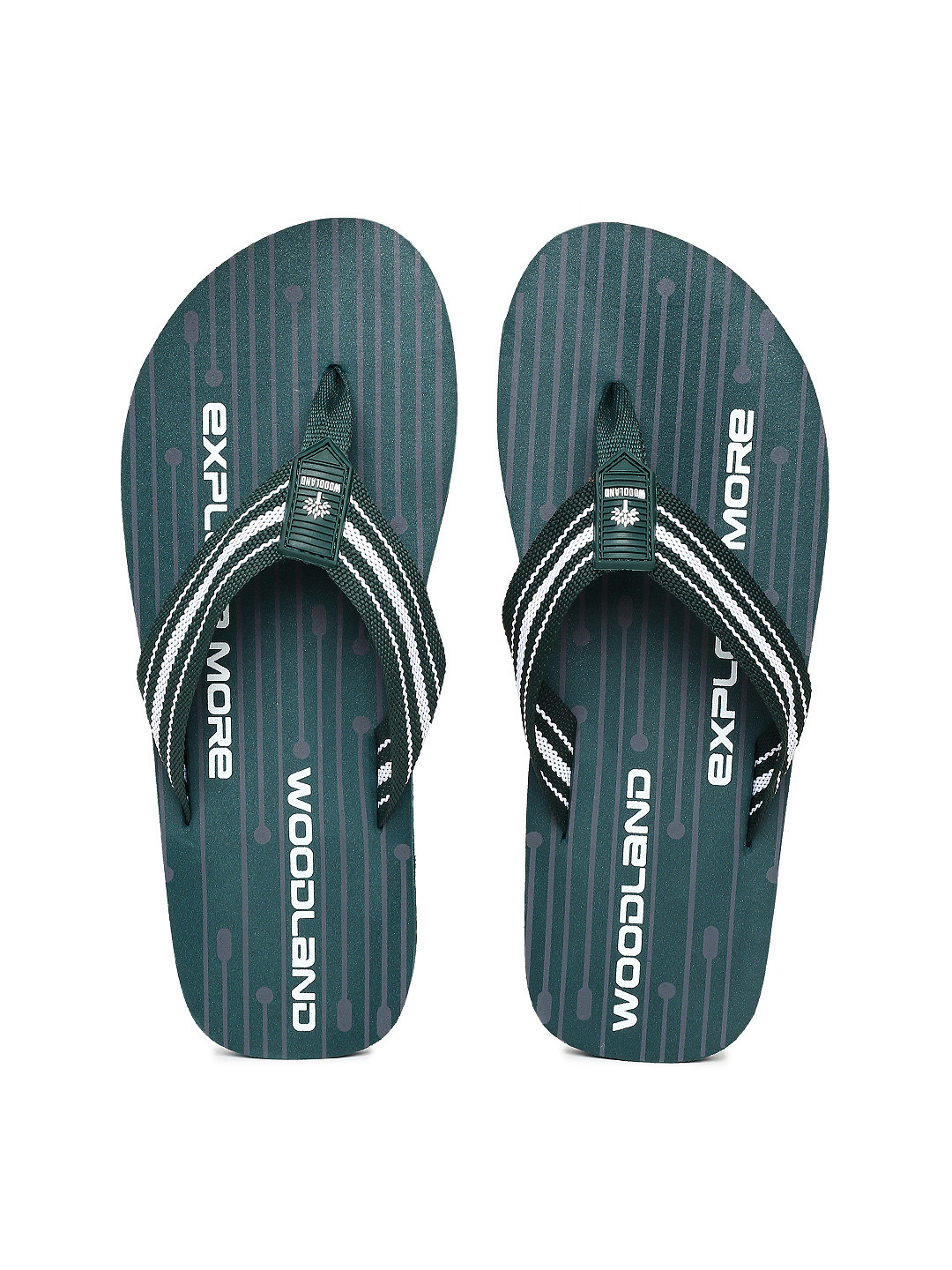 mens green flip flops