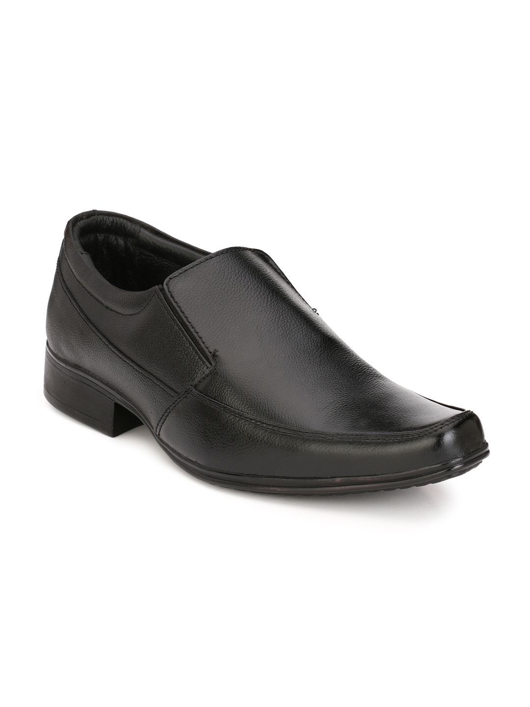 Buy Eego Italy Men Formal Black Leather Slip On Shoes - Formal Shoes ...
