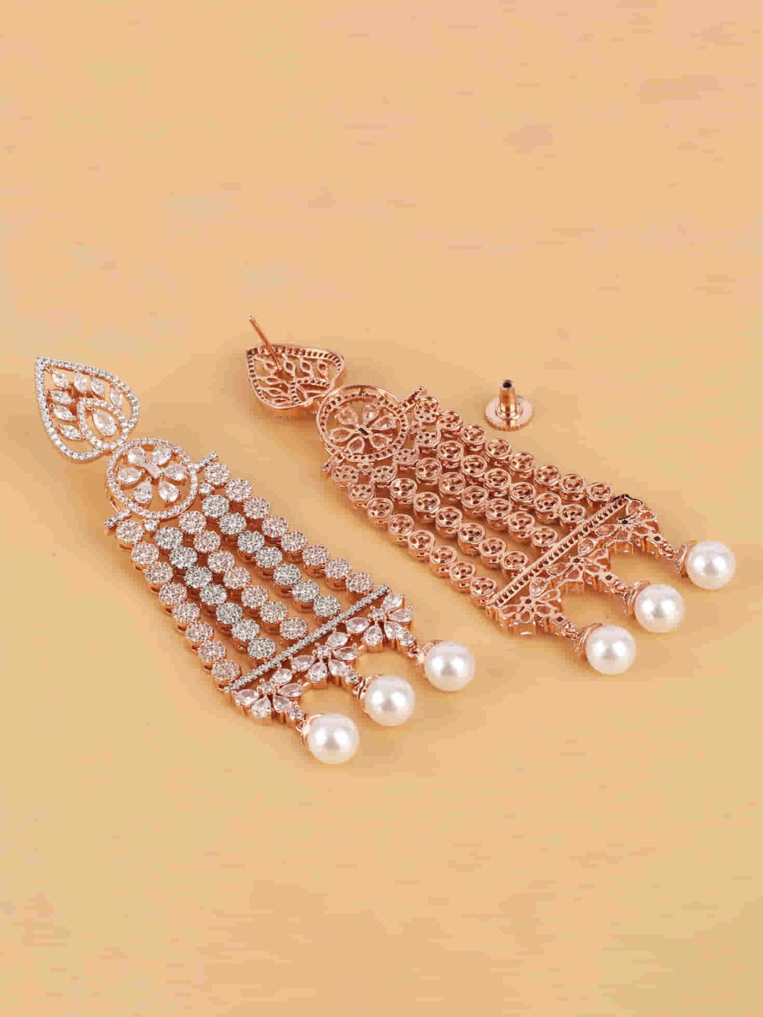 Buy Mirana Rose Gold Plated Drop Earrings - Earrings for Women 25303114 ...
