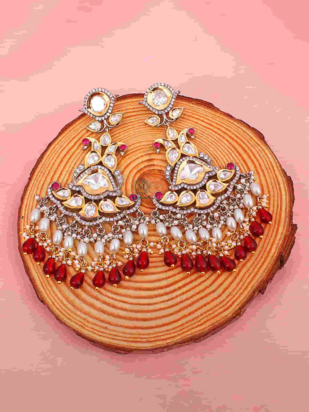 Buy Mirana Gold Plated Drop Earrings - Earrings for Women 25303116 | Myntra