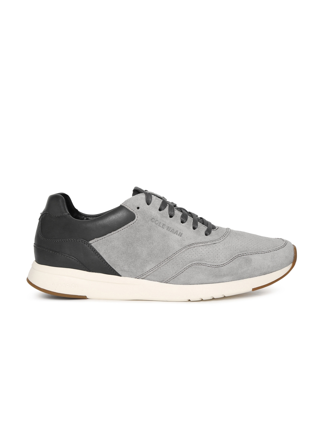 Buy Cole Haan Men Grey Leather Sneakers - Casual Shoes for Men 2530779 ...