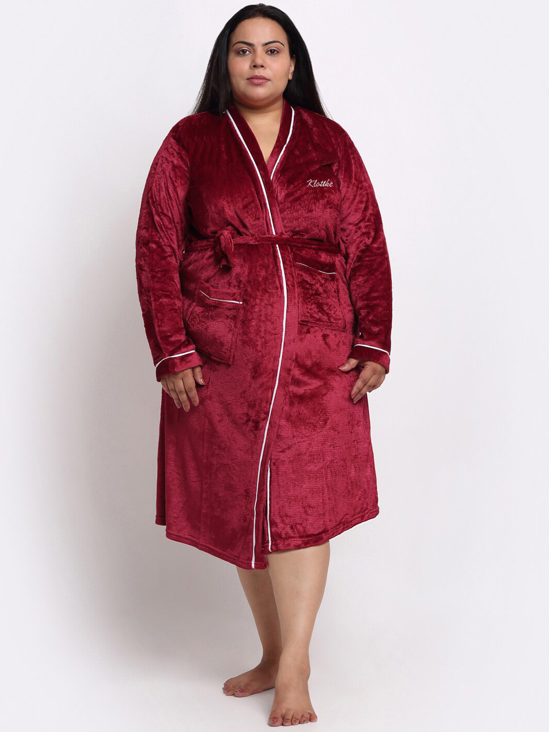 Full Length Belted Bath Robe main image 1