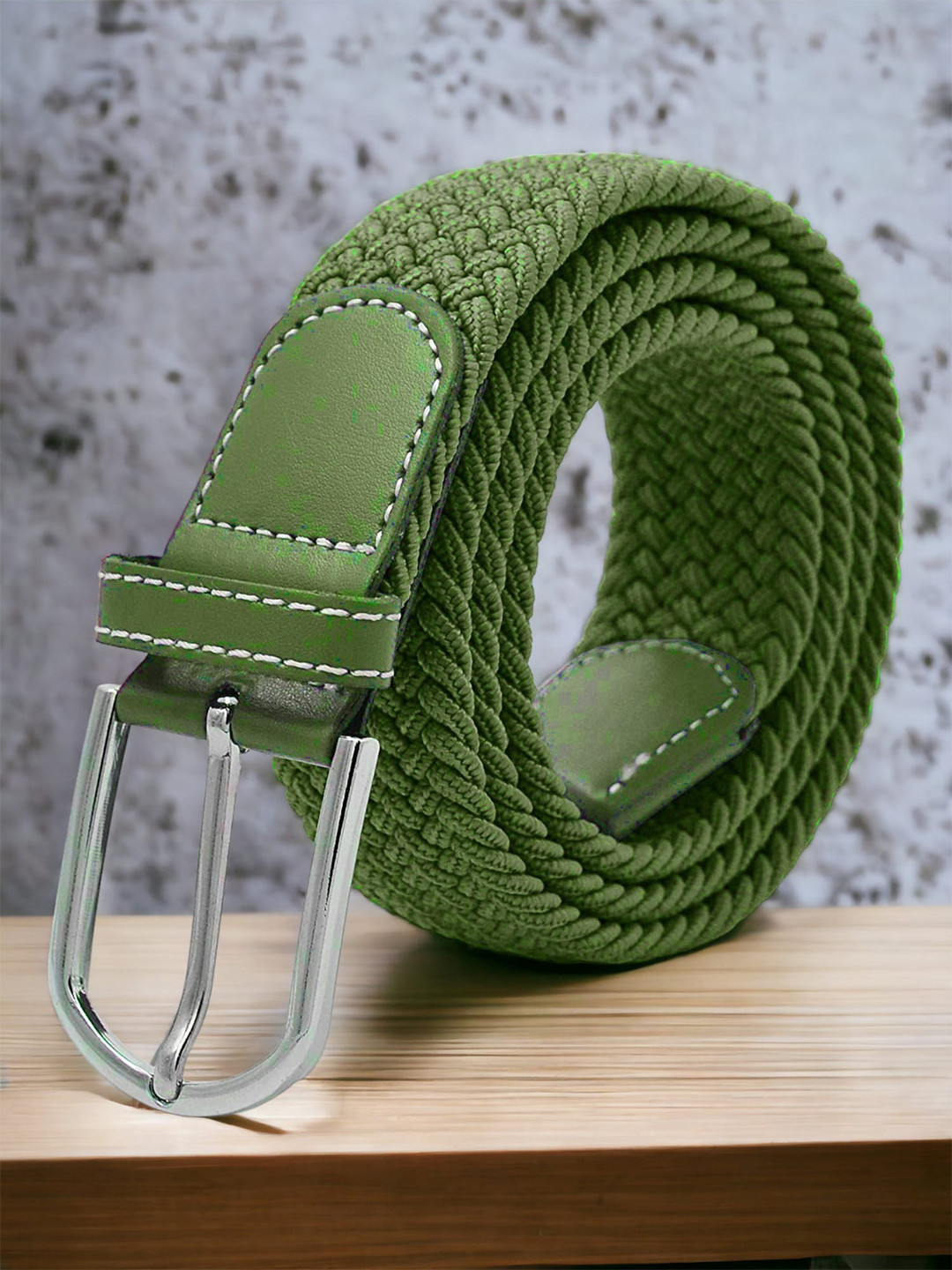 Buy ZORO Men Green Textured Belt Belts for Men 25313088 Myntra