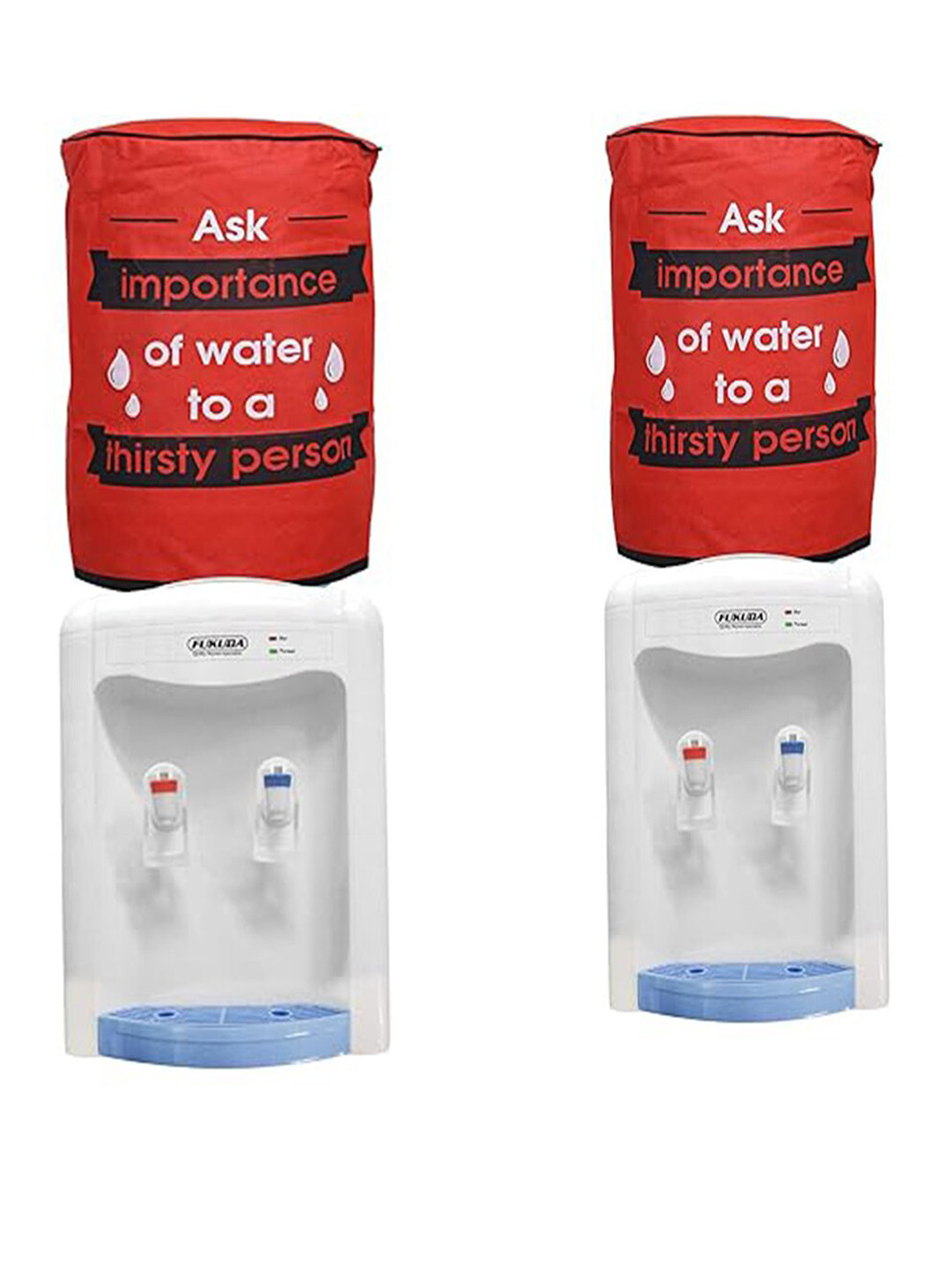 Buy Kuber Industries Red 2 Pcs Water Dispenser Bottle Cover With Rexine